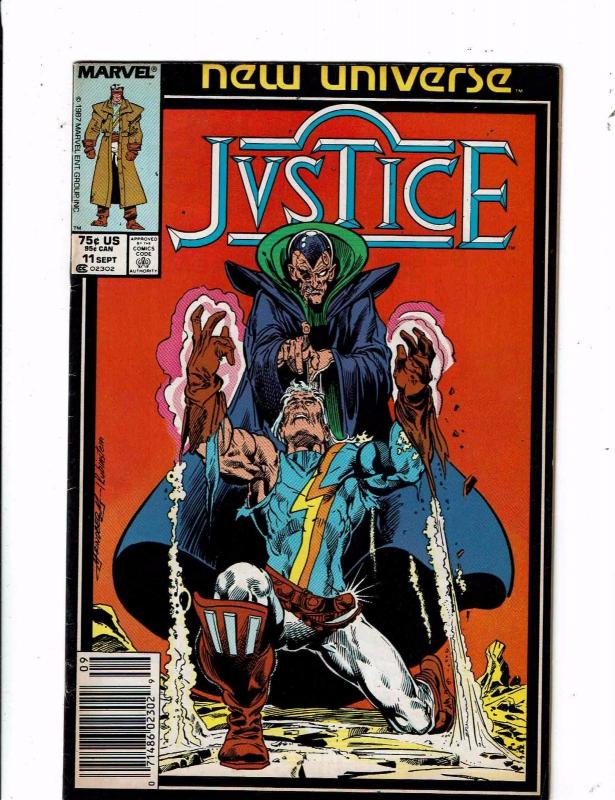 Lot of 5 Justice Marvel Comic Books #7 8 9 10 11 BH45 