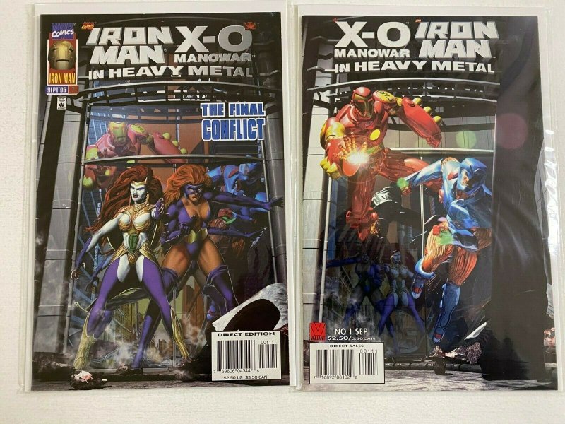 Iron Man X-O Manowar Heavy Meal parts 1+2 6.0 FN (1996)