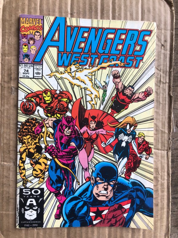 Avengers West Coast #74 (1991)