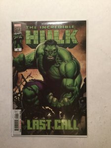 Incredible Hulk Last Call 1 Near Mint Nm Marvel