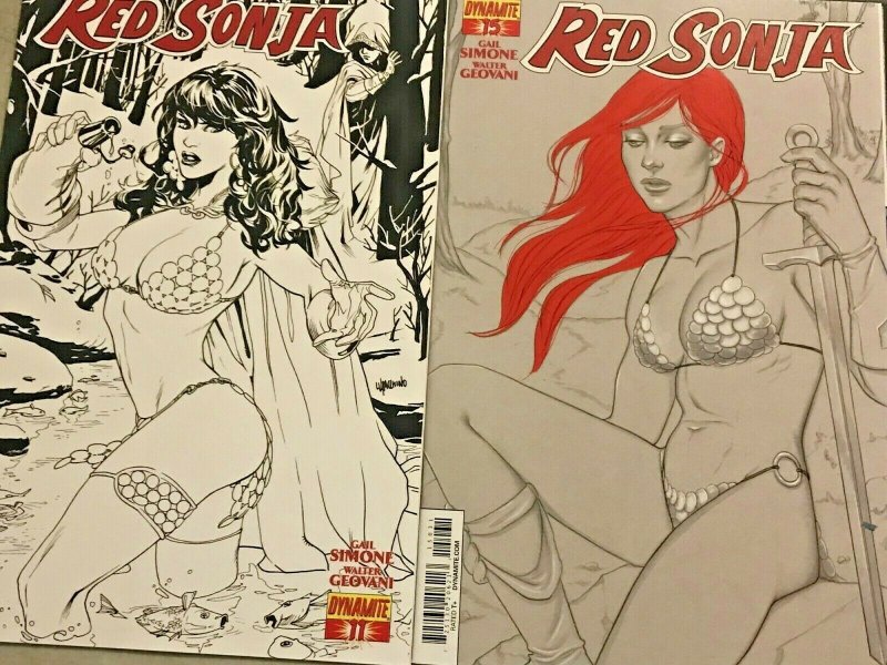 RED SONJA#9-15  NM VARIANTS LOT 2013 (7 BOOKS) DYNAMITE COMICS 