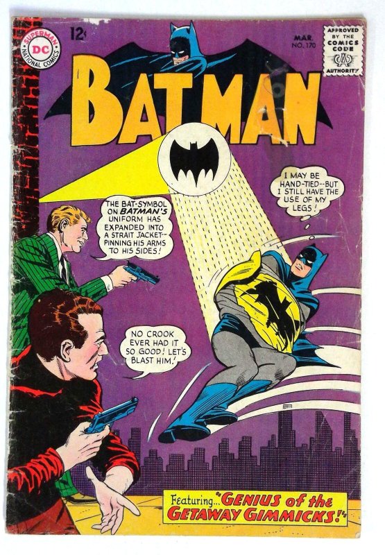 Batman #170 Batman COMIC BOOK DC (1965) G/VG