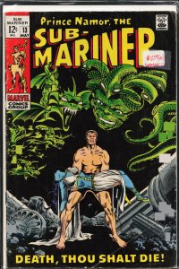 Sub-Mariner #13 (1969) Namor the Sub-Mariner [Key Issue]