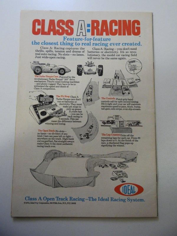 Jungle Action #1 (1972) VG+ Condition slight moisture stain fc