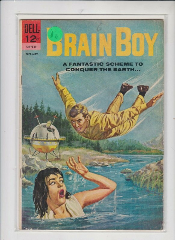BRAIN BOY #6 1963 DELL 12c /  MED +/- CONDITION