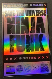 Ninja Funk #2 2022 Alex Riegel Whatnot Foil Cover Massive Comics EB261