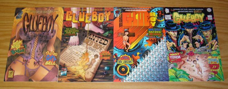 Glueboy #1-4 VF/NM complete series - the amish - the KKK - very rare comics 2 3