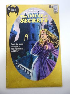 House of Secrets #89 (1971) VG Condition