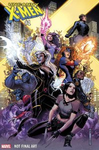 (2018) UNCANNY X-MEN #1 Jim Cheung 1:50 VARIANT COVER