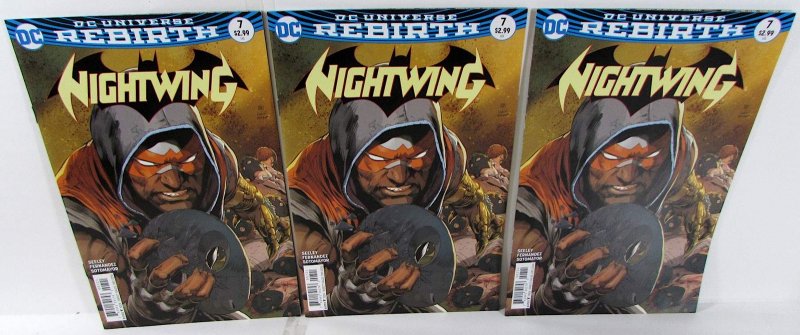 Nightwing Lot of 3 #7 x3 DC Comics (2016) NM- 1st Print Comic Books