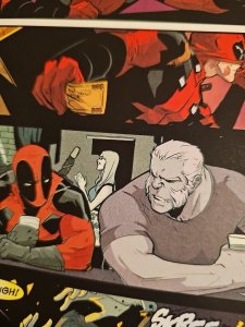 Deadpool 8 vs Sabretooth 2016 Mike Hawthorne Variant Dollar Bills NM