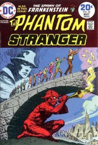 The Phantom Stranger #30 Cover - Bridge Troll 1974 Signed art by Luis Dominguez