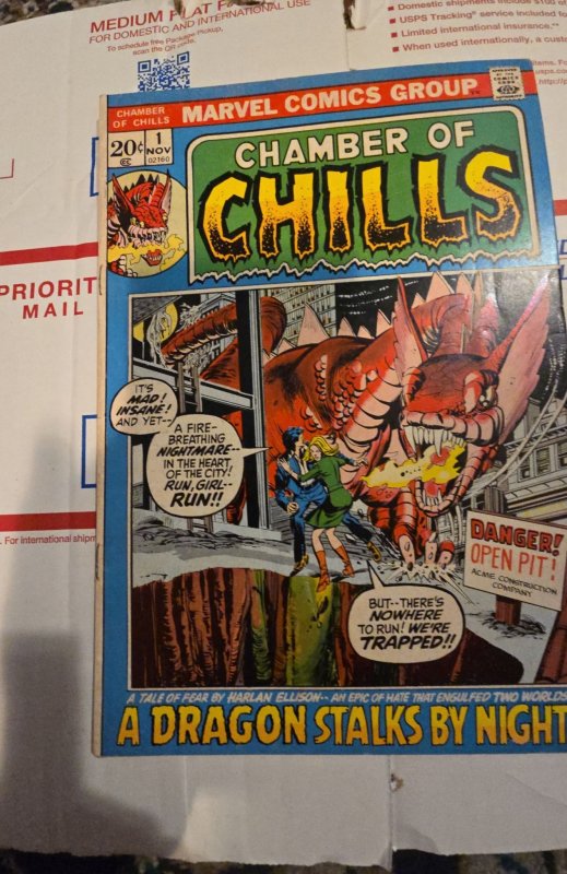 Chamber of Chills #1 (1972)Dragon stalks by night