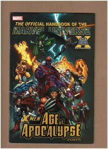 Official Handbook of the Marvel Universe: X-men Age of Apocalypse 2005 VF+ 8.5