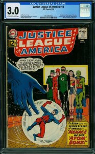 Justice League of America #14 (1962) CGC 3.0 GVG