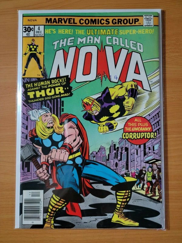 Nova #4 Nova vs Thor Cover ~ NEAR MINT NM ~ 1976 Marvel Comics