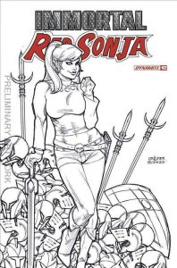Immortal Red Sonja #2G VF/NM ; Dynamite | 1:15 variant