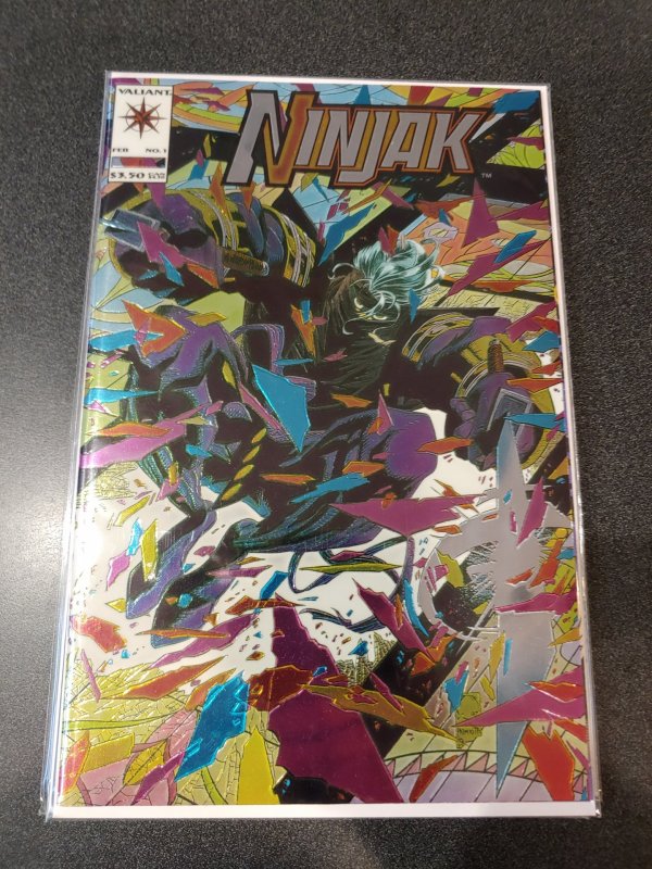 NINJAK #1 Valiant Comic Book NM Foil ​COVER