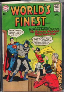 World's Finest Comics #136 (1963) Superman and Batman and Robin