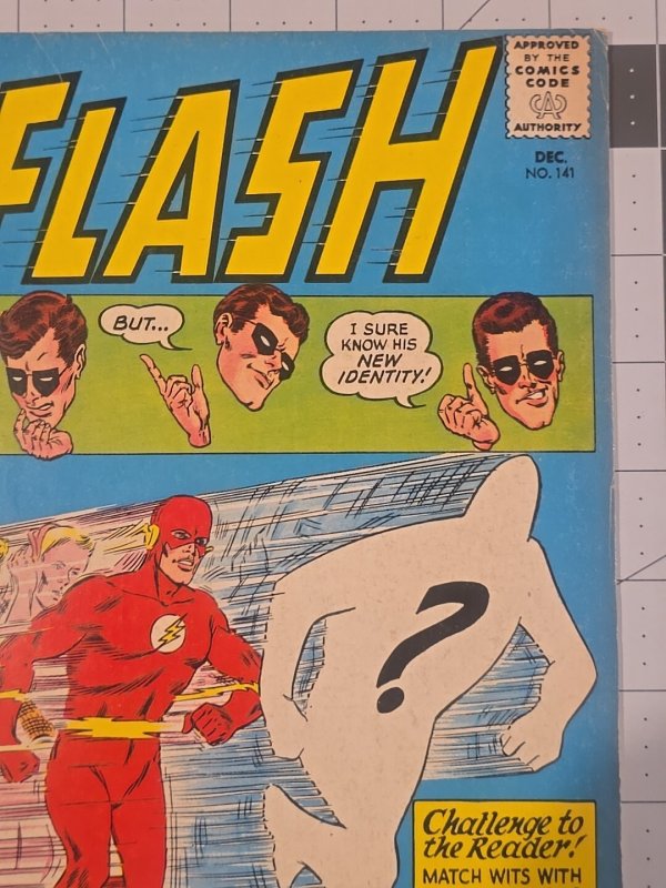 The Flash #141 The Mystery Of Flash's 3rd Identity—Silver Age—DC Comics—Dec-1963