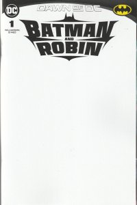 Batman & Robin # 1 Blank Variant Cover D NM DC 2023 [R9]