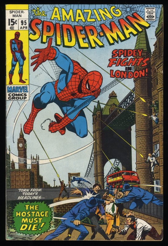 Amazing Spider-Man #95 Spidey in London!