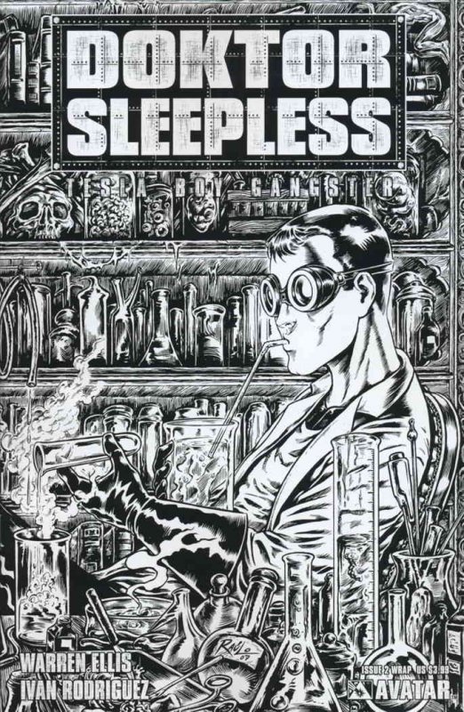 Doktor Sleepless #2A VF/NM ; Avatar | Tesla Boy Gangster Wrap Variant