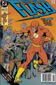 Flash (2nd Series) #44 (Newsstand) VF ; DC | William Messner-Loebs