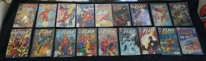 FLASH 18PC (VF) NEWSSTAND, ...AGAINST THE COMBINE!, STARFIRE, NIGHTWING 1983-96