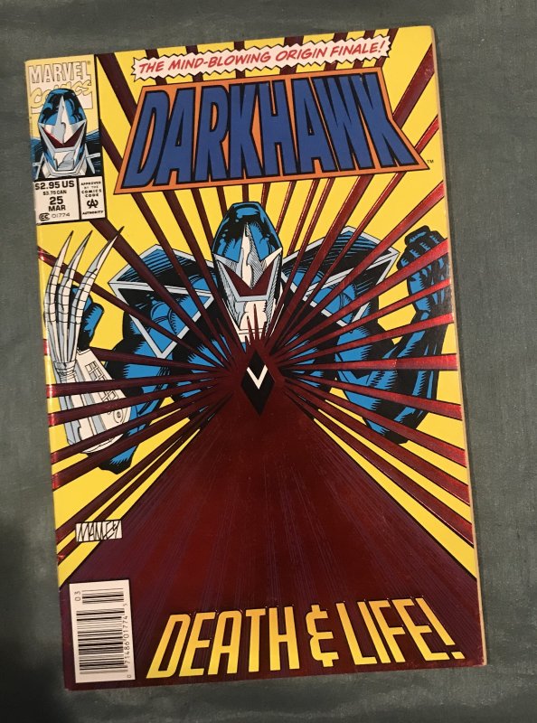 Darkhawk #25 Newsstand Edition (1993)