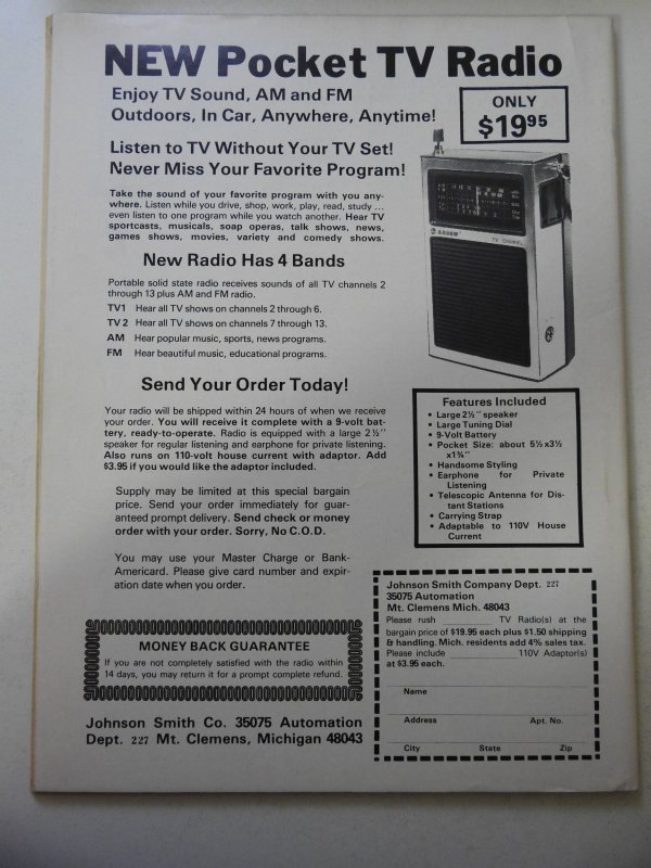 Weird Vol 9 #3 (1976) FN- Condition