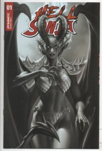 HELL SONJA #1 H, VF/NM, 2022, Red, Yoon, Dynamite