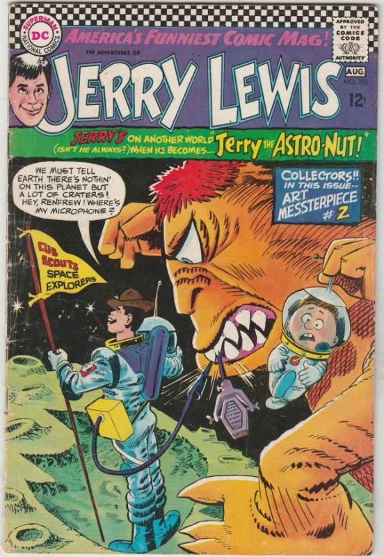 Jerry Lewis, the Adventures of #101 (Aug-67) VG+ Affordable-Grade Jerry Lewis