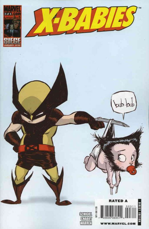 X-Babies #3 VF ; Marvel | Skottie Young Wolverine