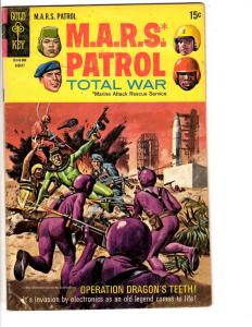 11 Gold Key Comics Total War 2 Mars Patrol 3 5 10 Bottom Sea 3 6 7 10 13 15 JL32