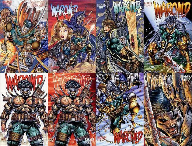 WARCHILD (1995 IM)   1A-1B,2A,3A-3C,4A-4B COMICS BOOK