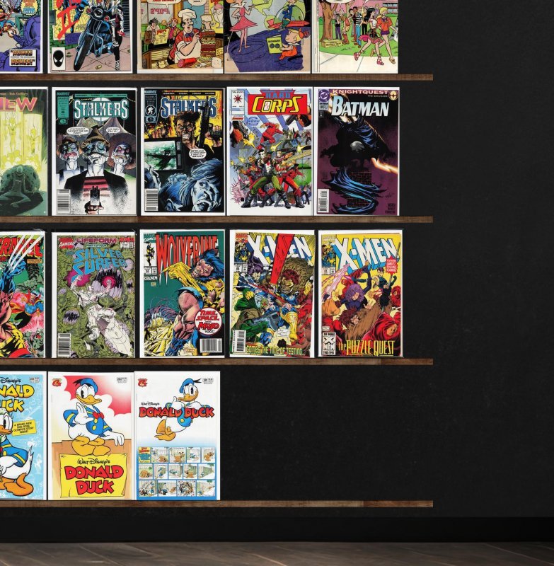 Huge Lot 120+ Comics with Donald Duck, Superman, Captain America & More!