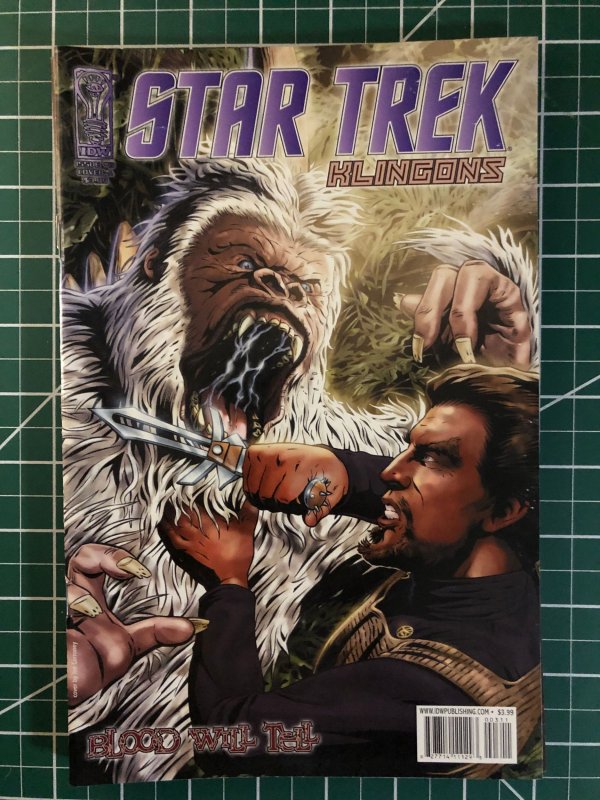 Star Trek: Klingons: Blood Will Tell #1, 2, 3, 4, 5 (2007) some variant covers