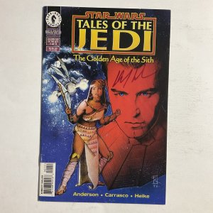 Star Wars Tales Of The Jedi Golden Age Of The Sith 1 Signed by Kevin Anderson Nm