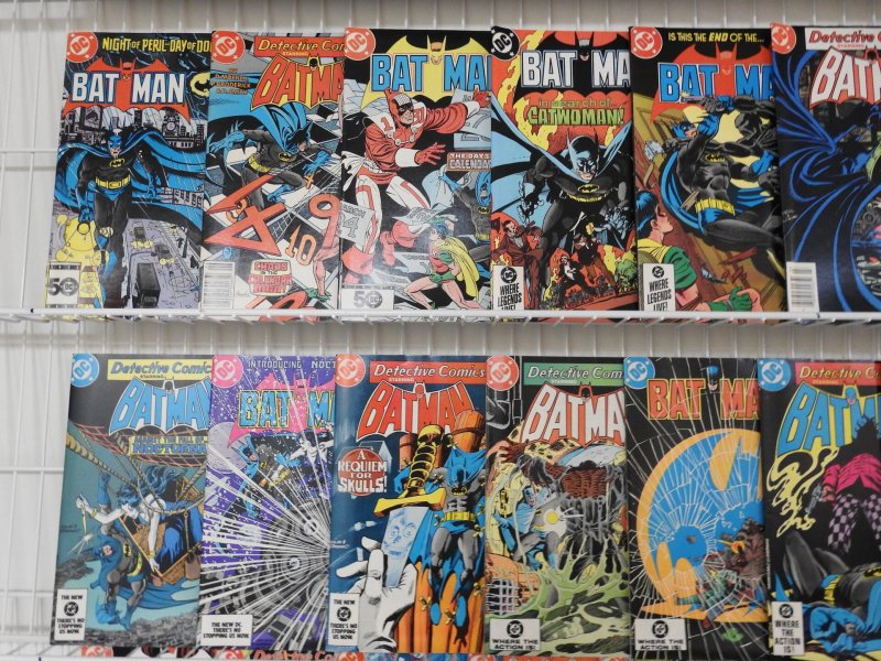 Huge Lot (60) Bronze/Copper Batman Comics W/Keys!! #386, #358+ See Description!!