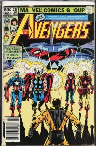 The Avengers #217 (1982) The Avengers