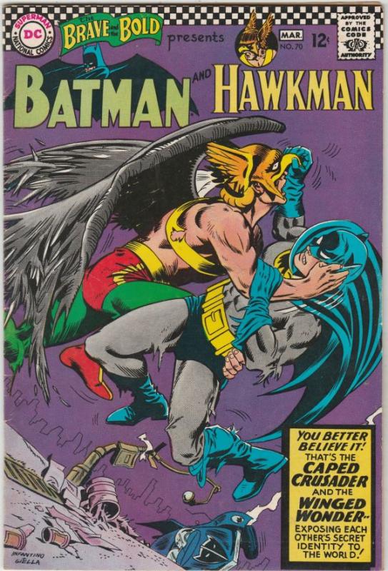 Brave and the Bold, The #70 (Mar-67) VF/NM High-Grade Batman, Hawkman