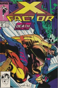 X-Factor #34 (1988)  Death vs Cameron Hodge !