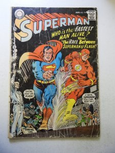 Superman #199 (1967) GD- Condition see desc