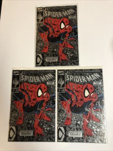 3 Copies Of Spider-Man (Silver) # 1 Todd Mcfarlane (NM) Uncirculated Ronalds