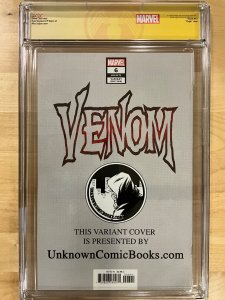 Venom #6 (2018) CGCSS 9.8 Signed & Sketched by Donny Cates