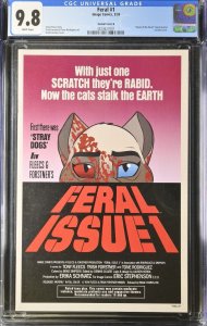 Feral #1 CGC 9.8 Dawn of the Dead Movie Poster Variant Image 2024 Stray Dogs WP