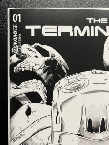 TERMINATOR #1 CVR O 1:20 SHALVEY LINE ART VAR DYNAMITE 2024 PROSHIPPER