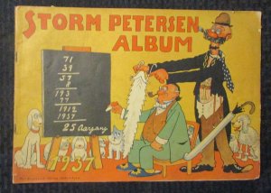 1937 STORM PETERSEN ALBUM by Robert Storm Petersen SC GD 2.0 Cartoons 13.5x9.5