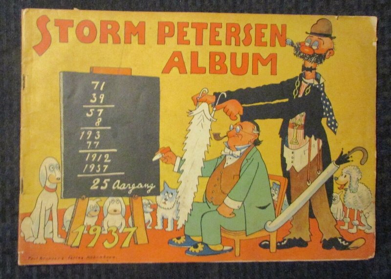 1937 STORM PETERSEN ALBUM by Robert Storm Petersen SC GD 2.0 Cartoons 13.5x9.5